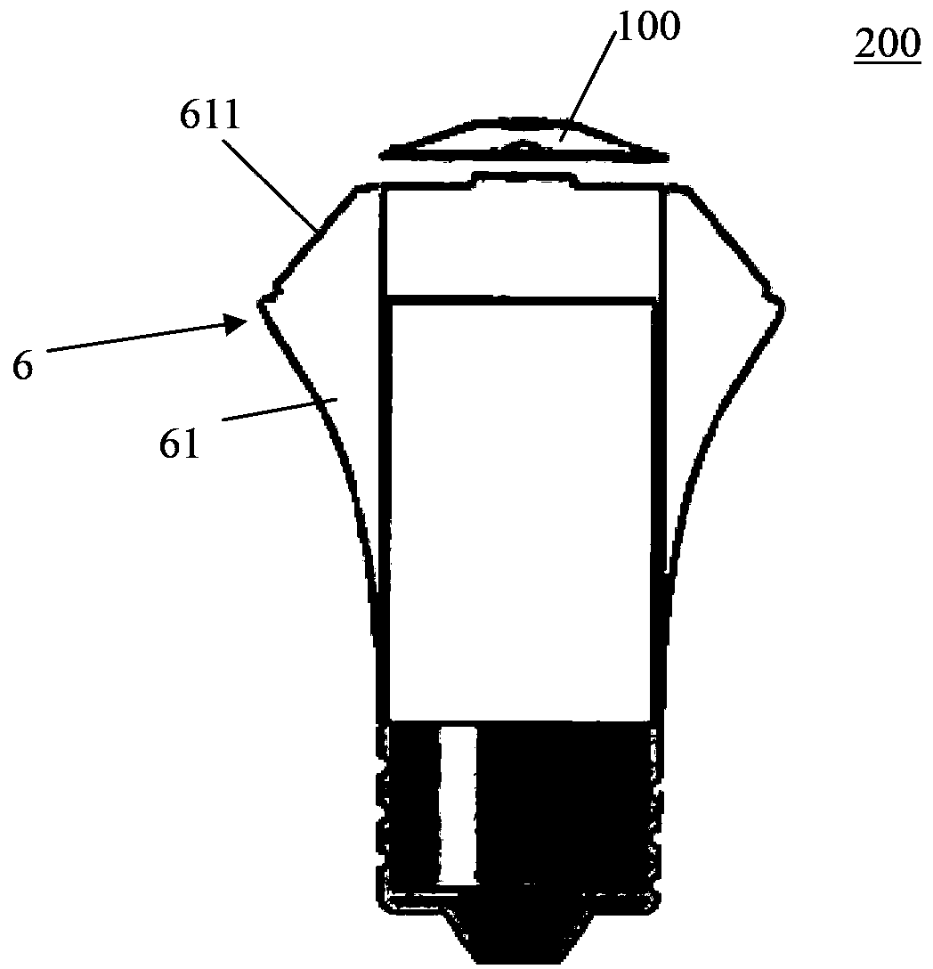 Lens for lighting device and lighting device with same