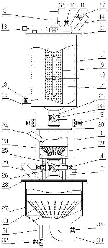 Simultaneous saccharification and fermentation hydrogen-producing reactor accompanied with enzyme recycling and experimental method thereof