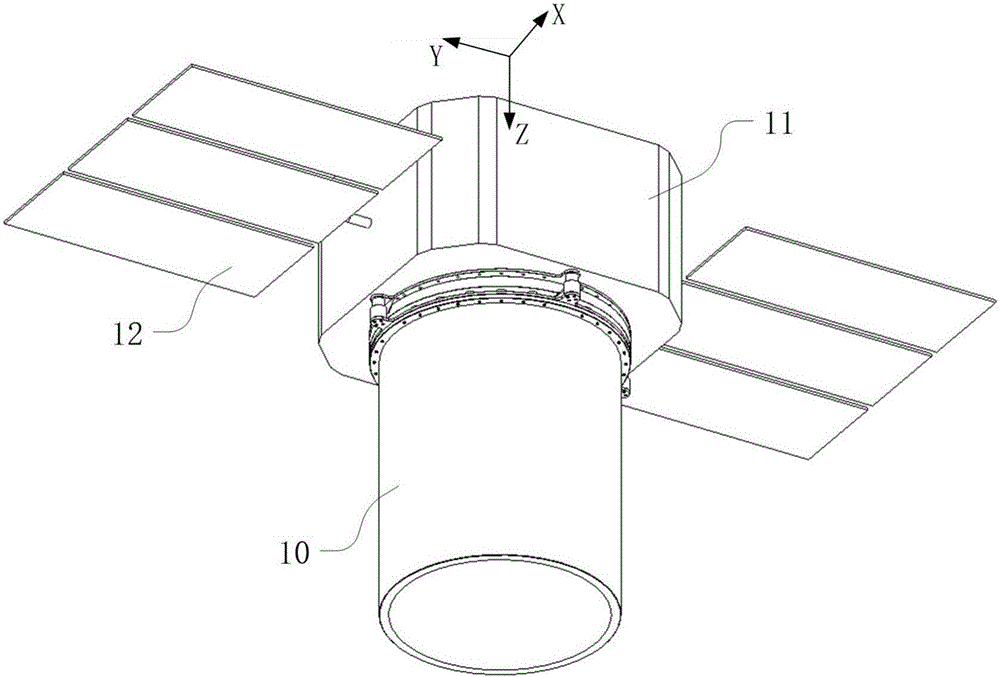 Device and method for satellite vibration isolation