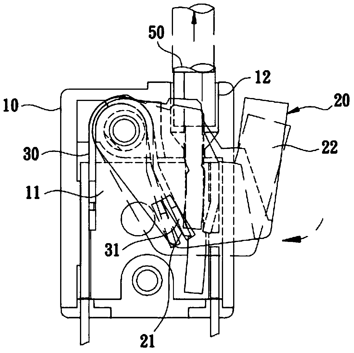 Wire connection terminal device