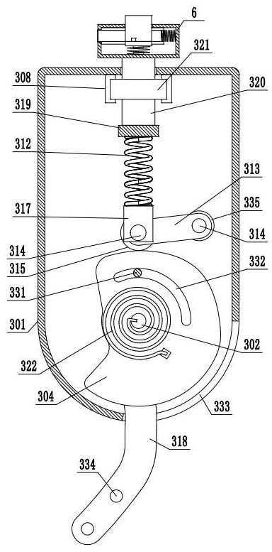 Waist-mounted walking aid for patients with movement disorders of one lower limb