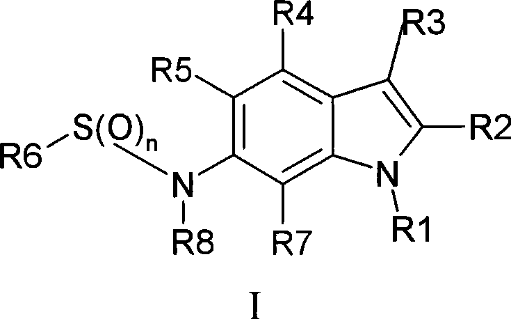 Indole sulfonamide modulators of progesterone receptors