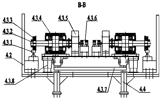 Fixed-point lifting type bridge erection machine and bridge erection method