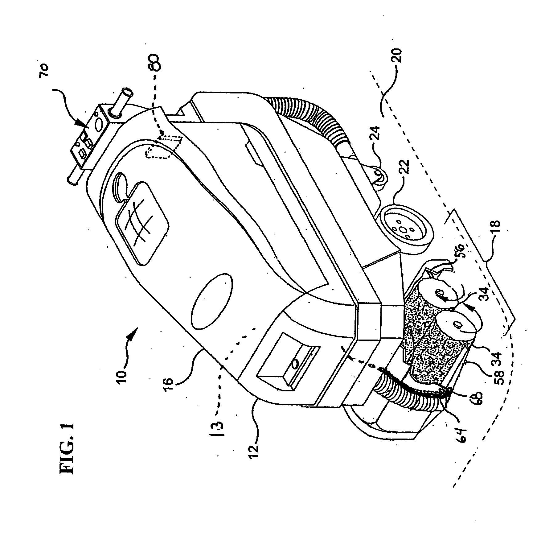 Secondary introduction of fluid into vacuum system