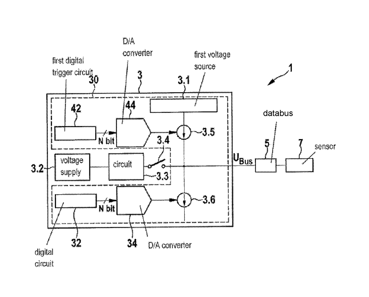 Receiver configuration for a control unit in a vehicle and method for generating a synchronization pulse