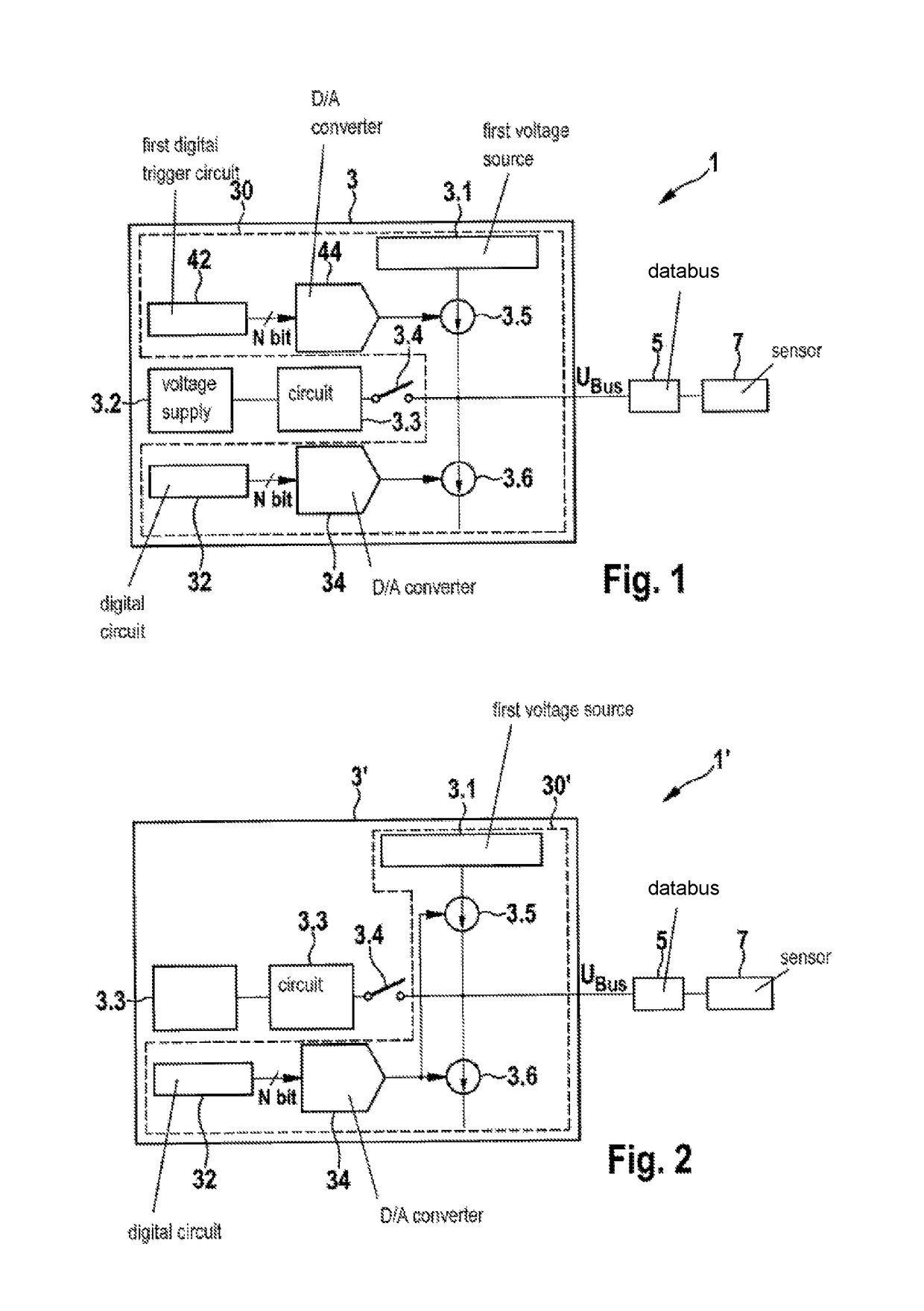 Receiver configuration for a control unit in a vehicle and method for generating a synchronization pulse