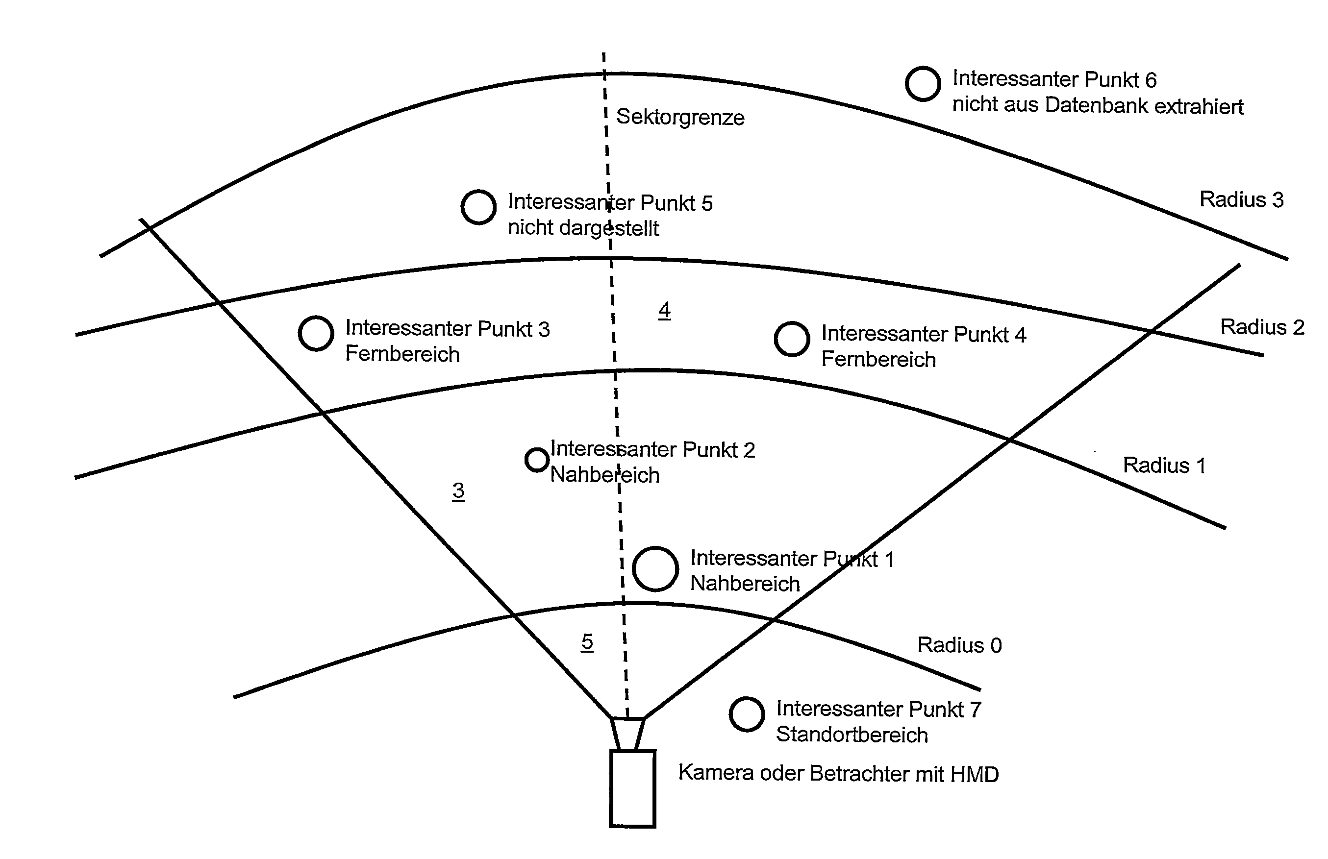 Method for representing virtual information in a real environment