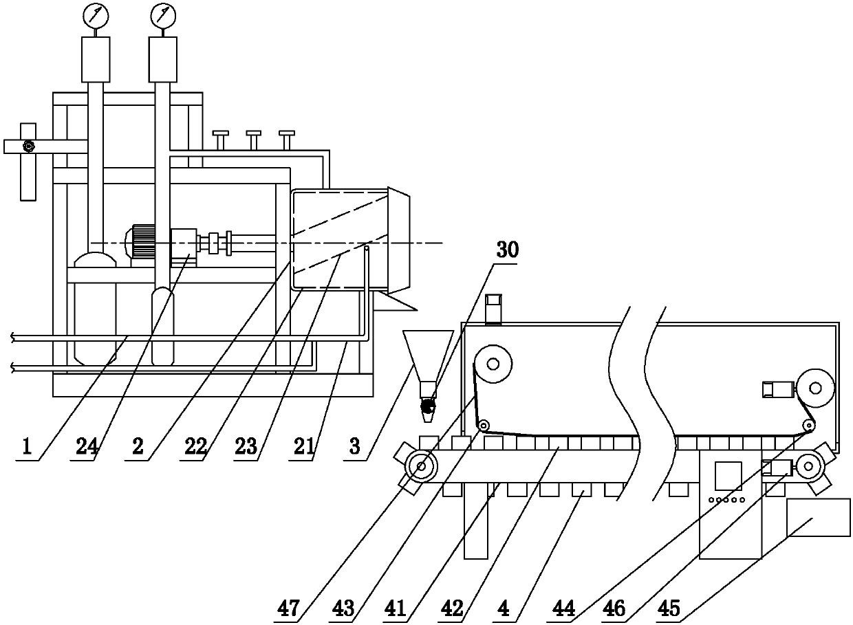 Biscuit food and continuous fermentation device thereof