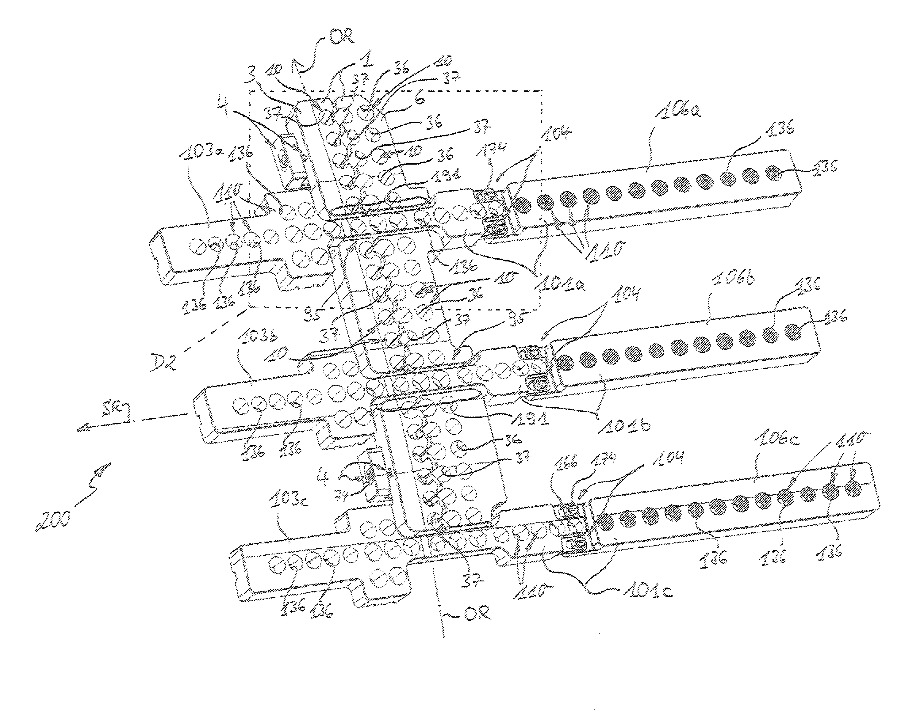 Drilling Template, Drilling Template Arrangement And Method For Introducing Bores