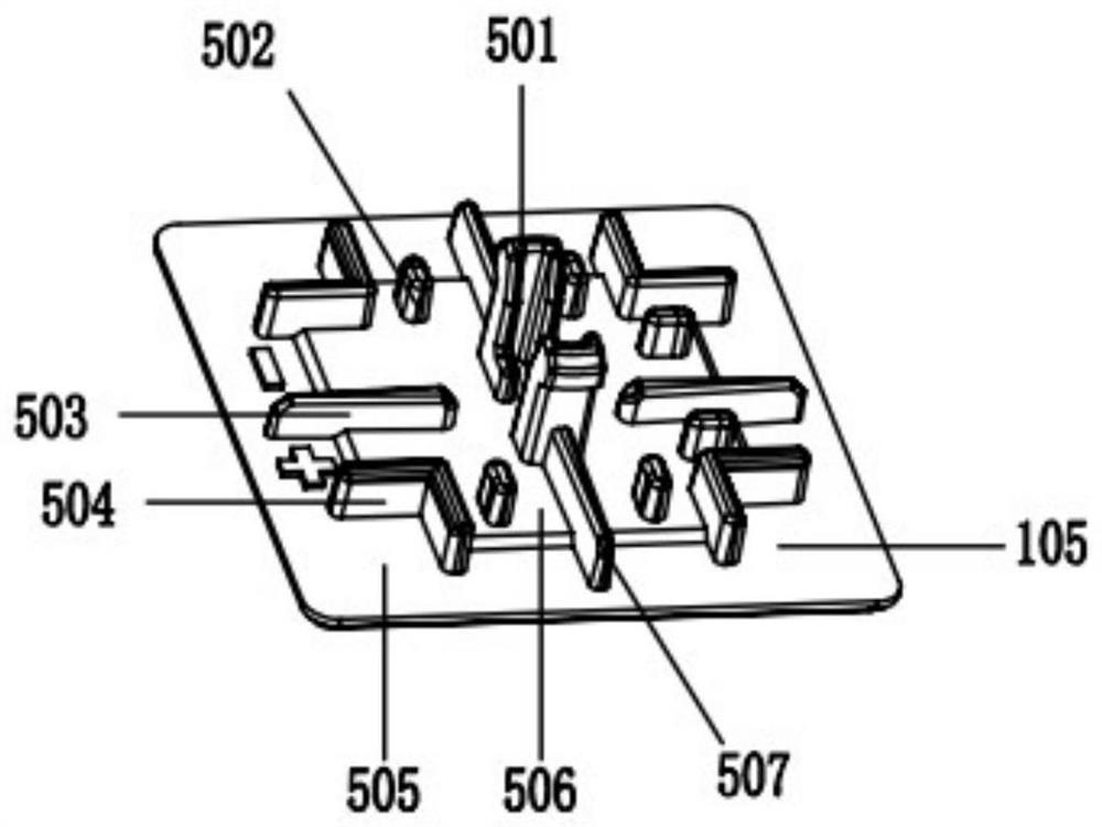 A plug-in four-way circuit device