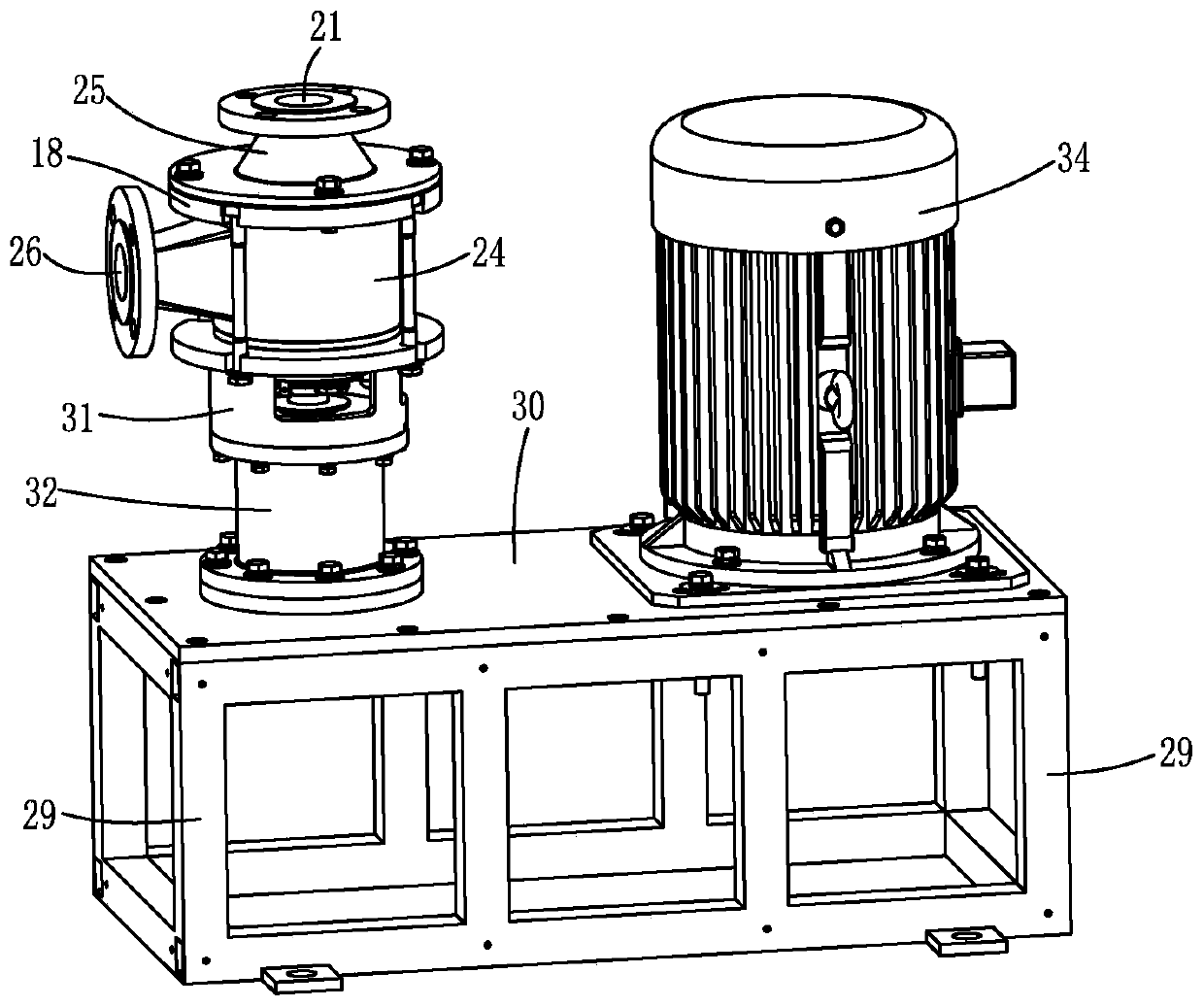 Vertical slurry crusher