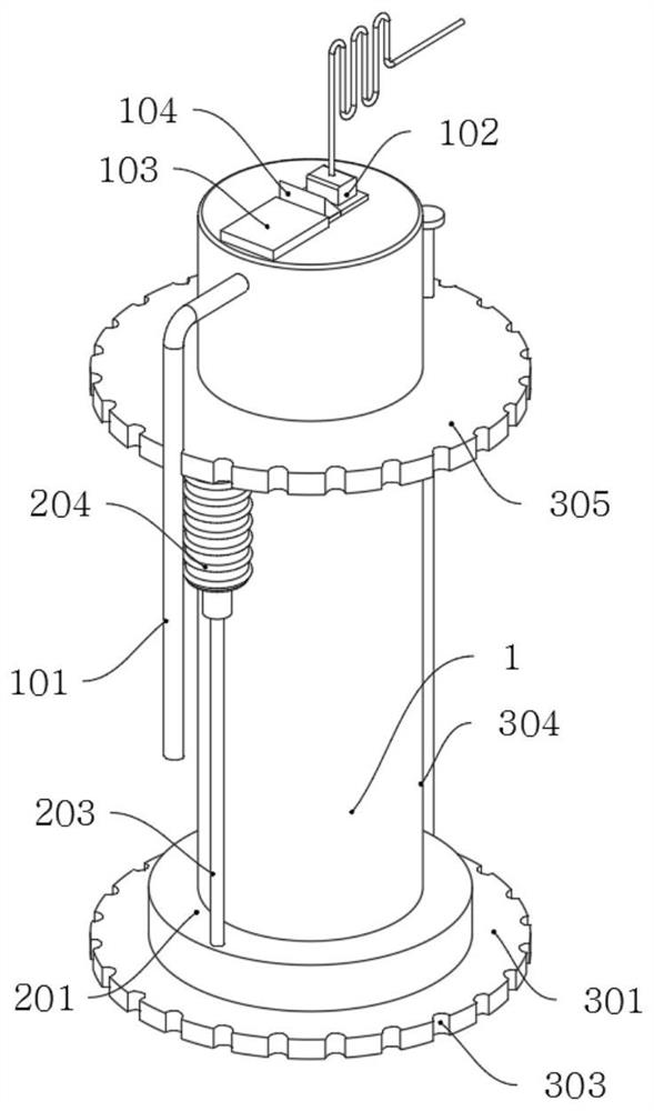 Coupling agent spraying device suitable for portable foetus ECG monitor