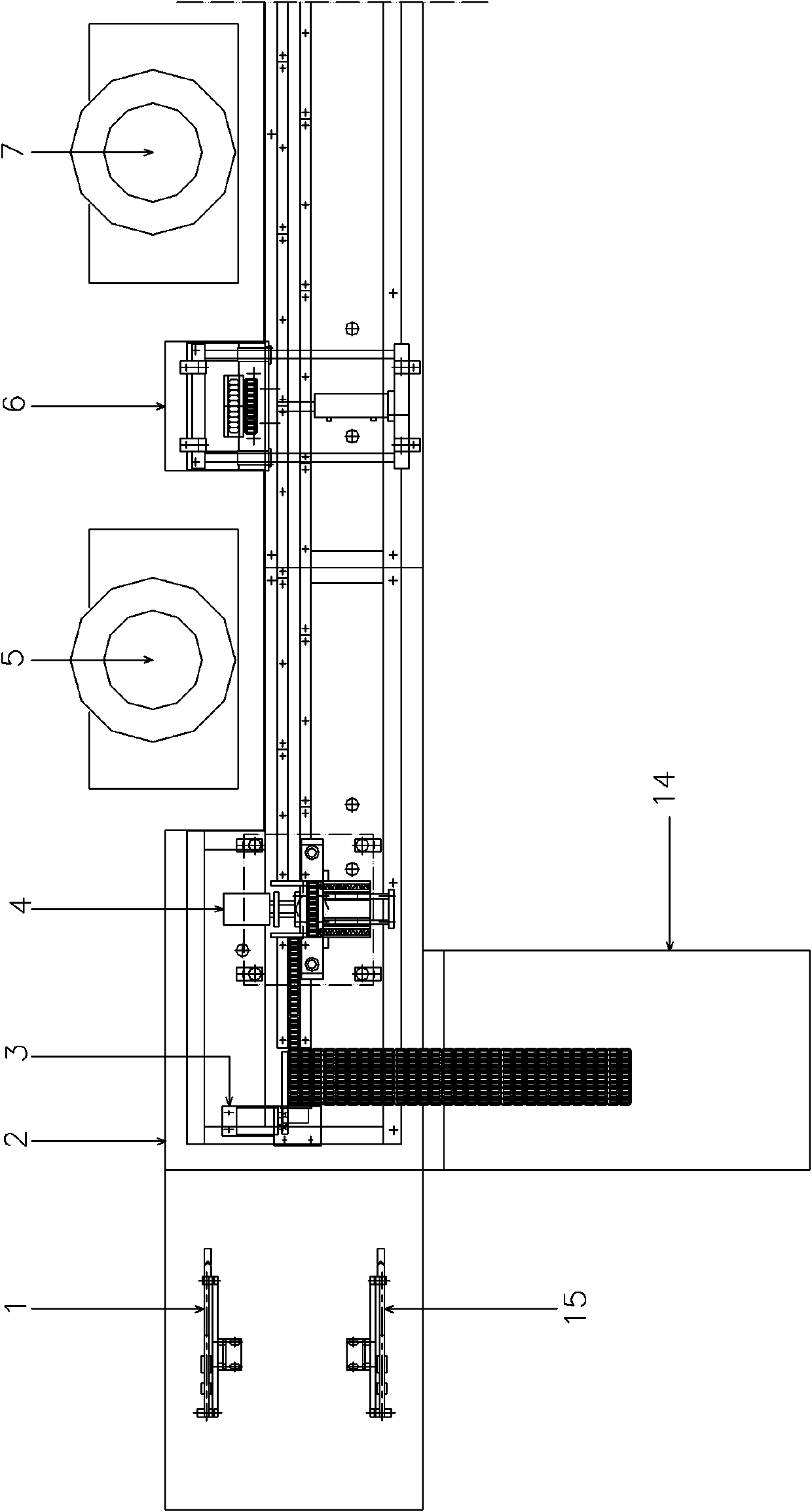 Automatic production line for common lighter