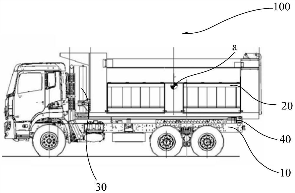 Frame assembly mechanism and vehicle