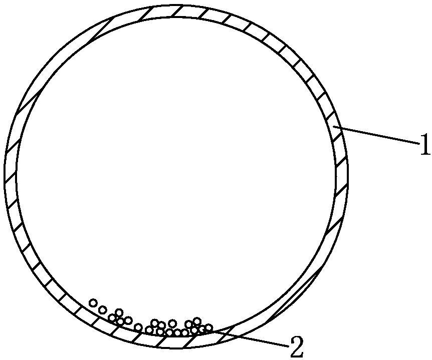 Production equipment for glass microspheres used for road traffic