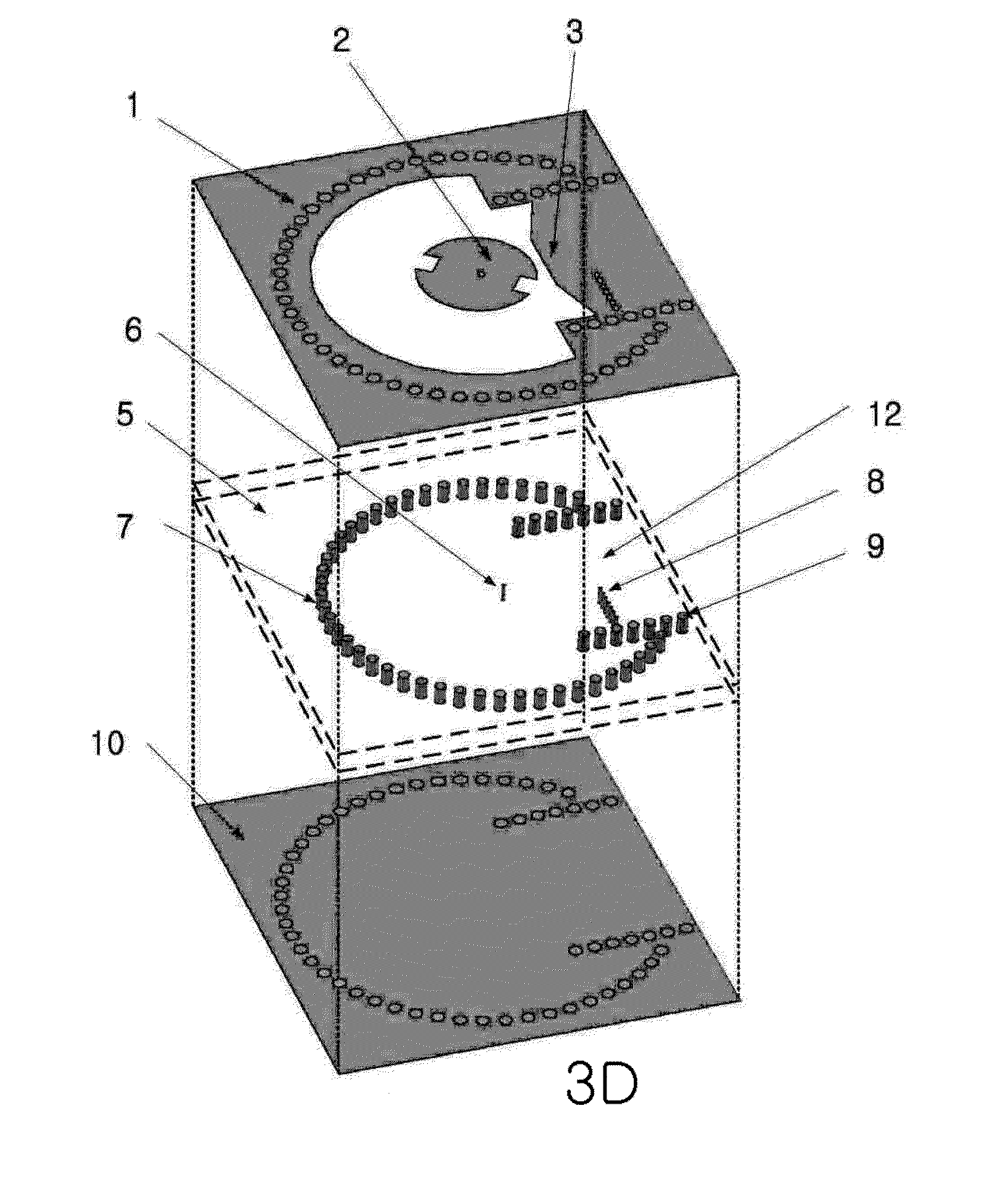 Circularly polarized antenna for satellite communication