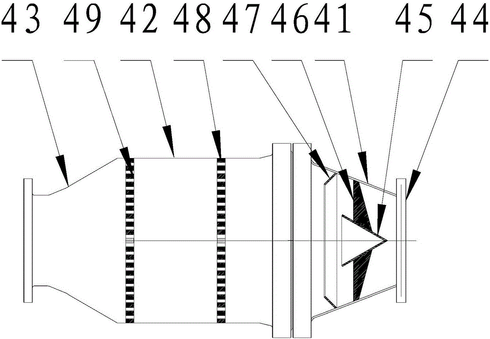 Injecting equipment for direct connection test of novel stamping engine and environment simulation system