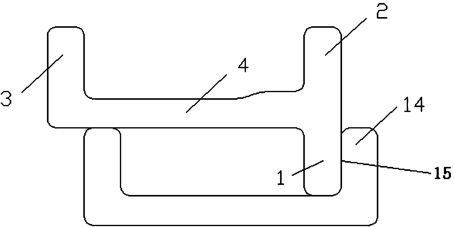 Hot-rolled J-type steel and application of hot-rolled J-type steel