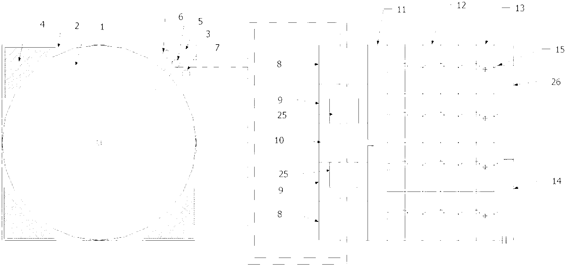 High-efficient and energy-saving type industrialized double-circulating breeding system