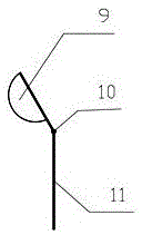 Self-adaptive wind direction and natural draft smoke exhaust device that can adjust resistance in linkage