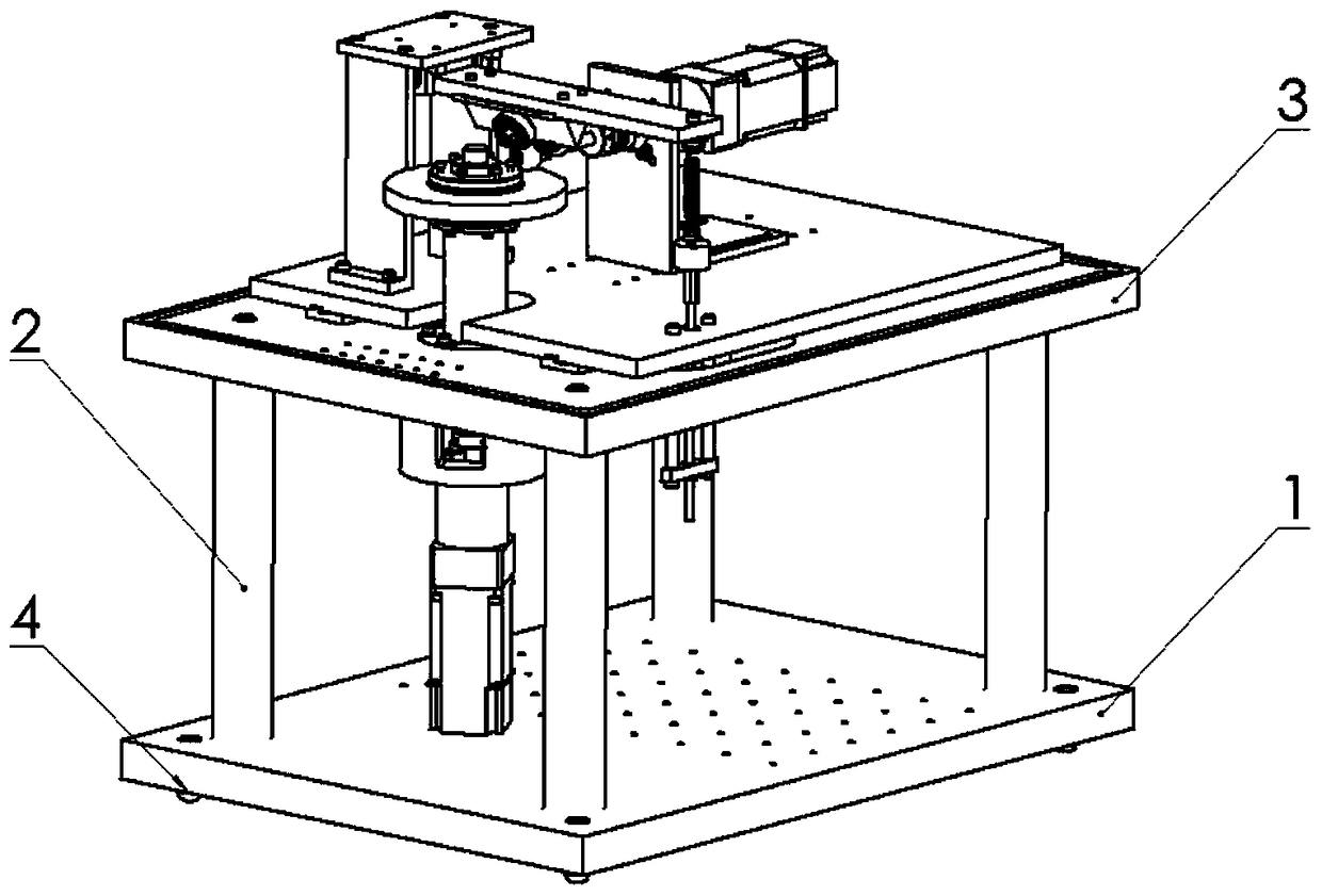 A zero entrainment friction and wear testing machine