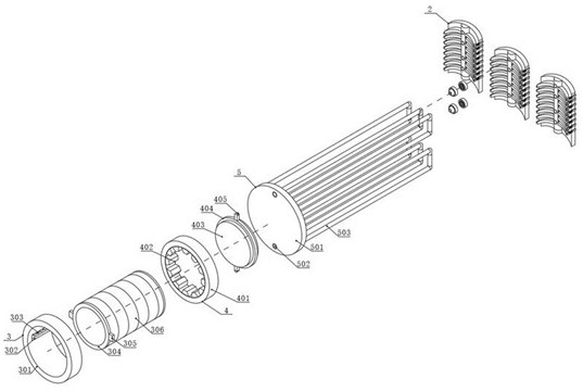 Self-cleaning heat exchanger with high ventilation effect