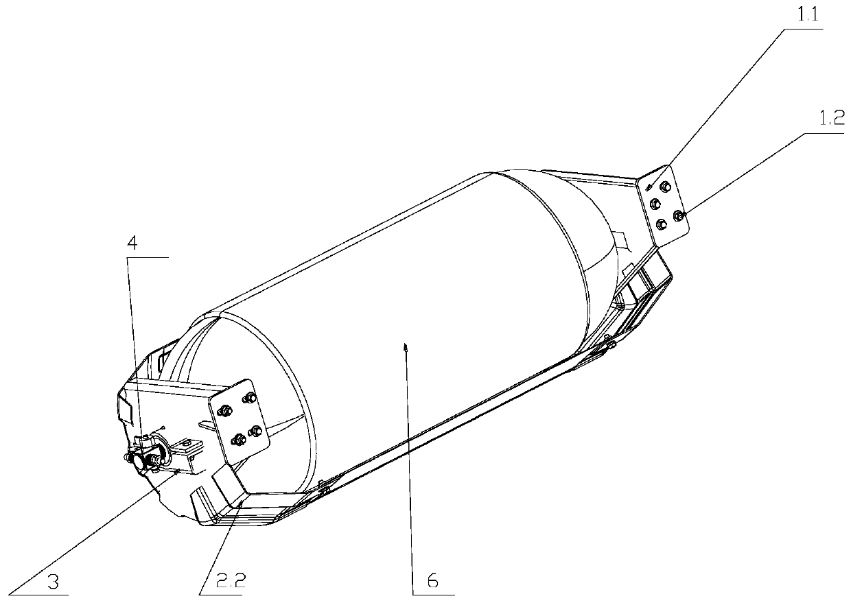 Semi-enclosed CNG protection device