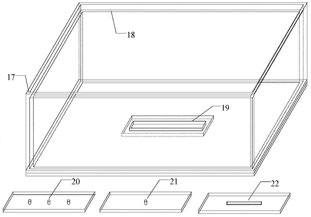 A transparent soil model test device and test method for pile foundation bearing capacity in mining area