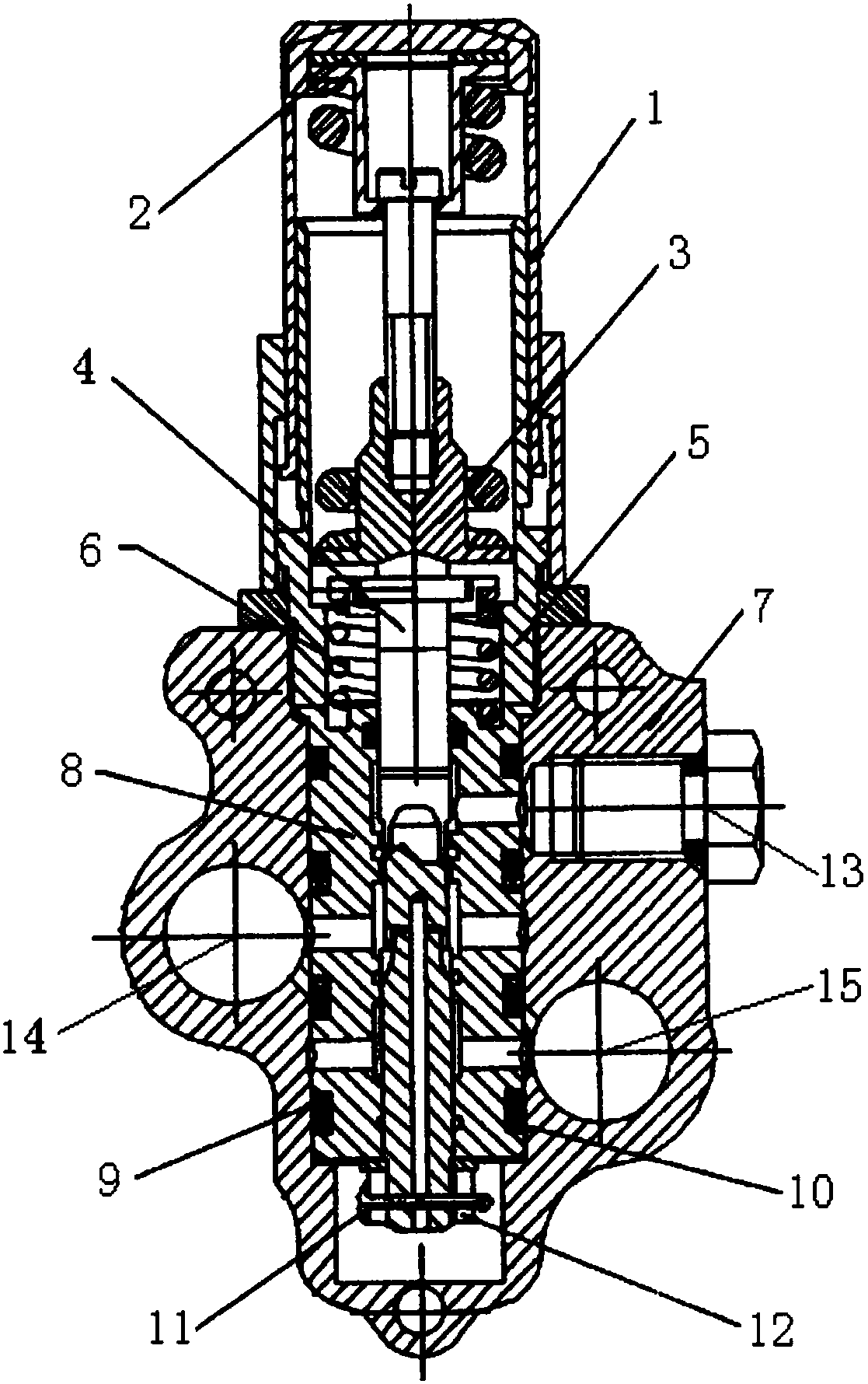 Method for determining pressure of plane hydraulic brake valve pressure sensing cavity