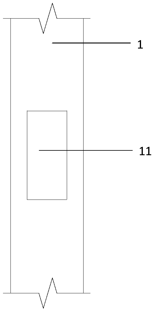 A mortise and tenon joint of wood structure reinforced by tenon shallow layer planting reinforcement