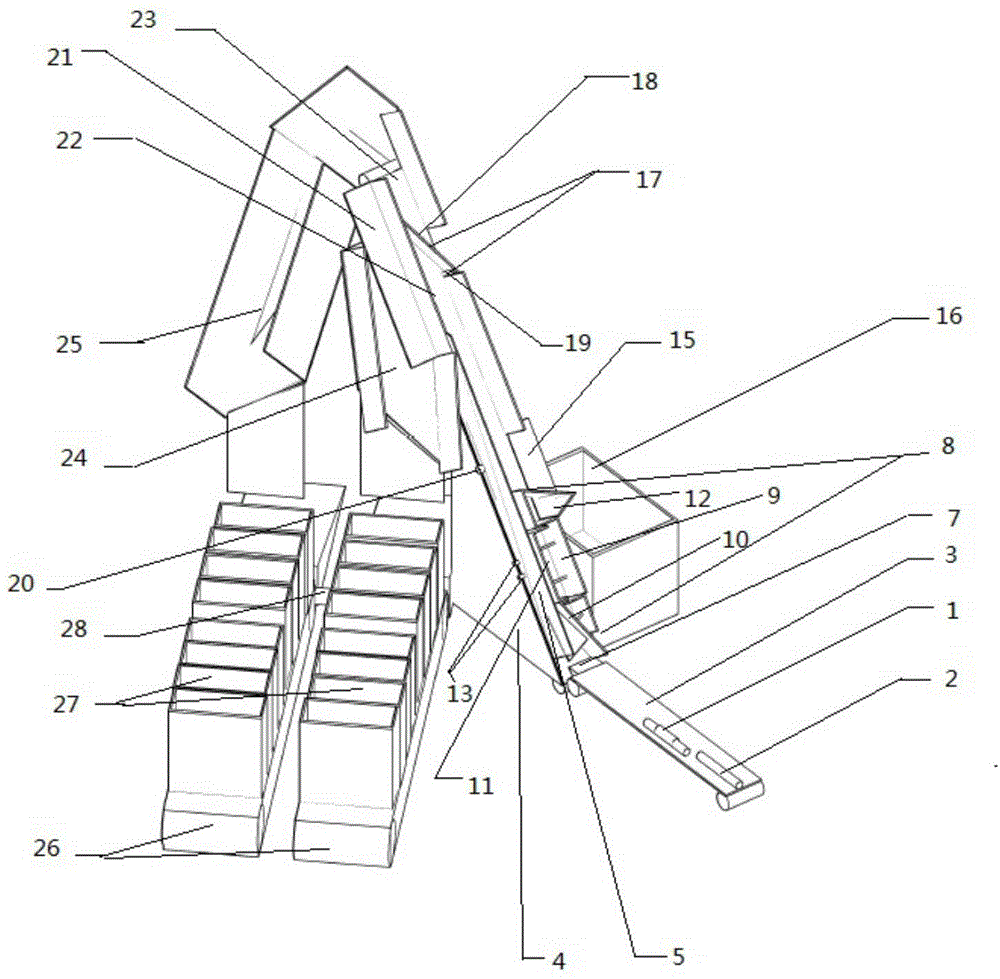 Intelligent and automatic separate inspecting and tube arranging equipment