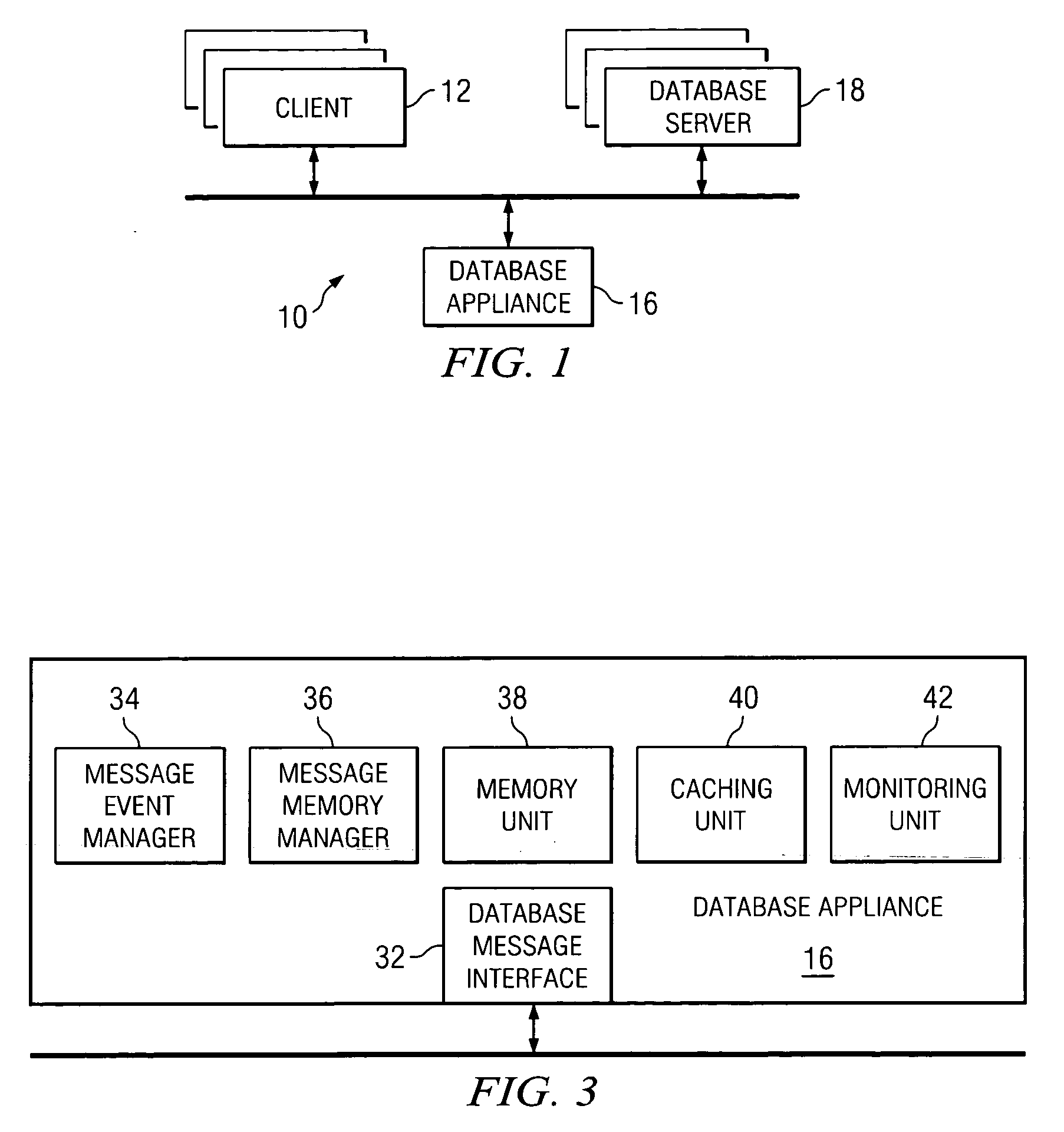 Application-layer monitoring of communication between one or more database clients and one or more database servers