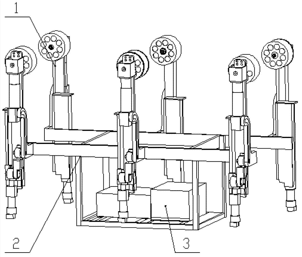 Inspection robot platform of 500kV split conductors