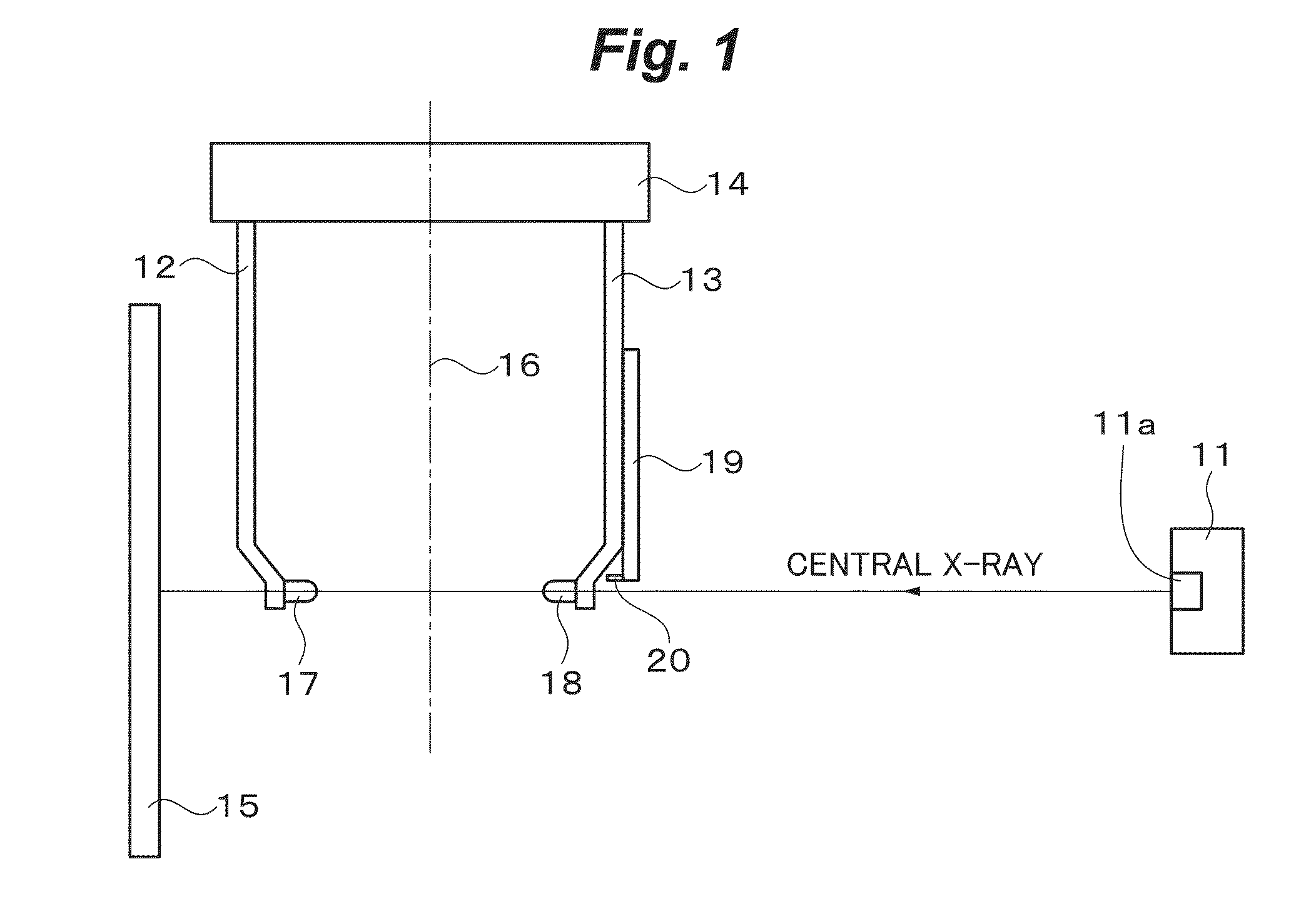 X-ray radiographic apparatus, method of measuring head tilt in taking radiograph, stand for x-ray radiographic apparatus, chair for x-ray radiographic apparatus, and head tilt setting device