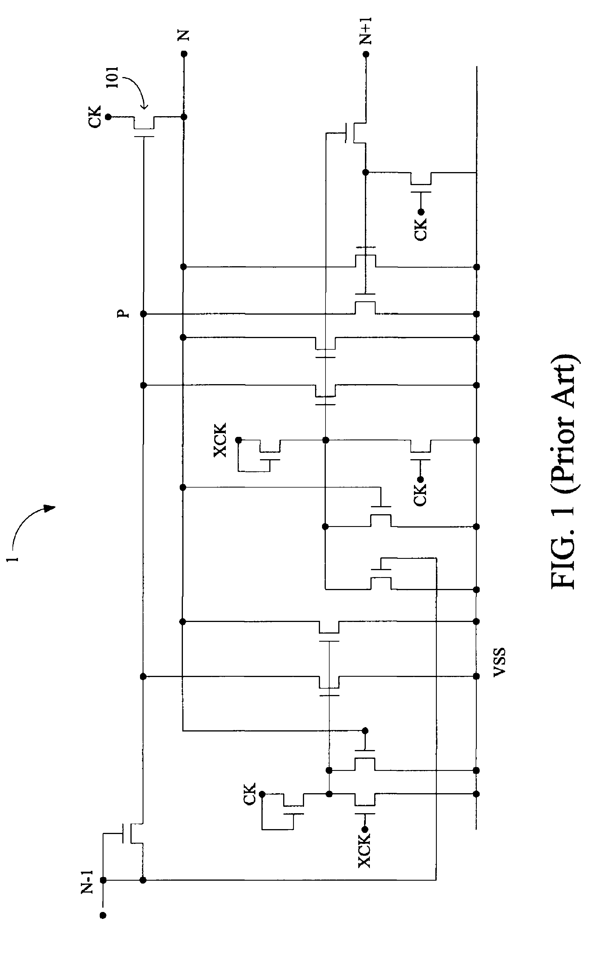 Shift register, shift register array, and flat display apparatus