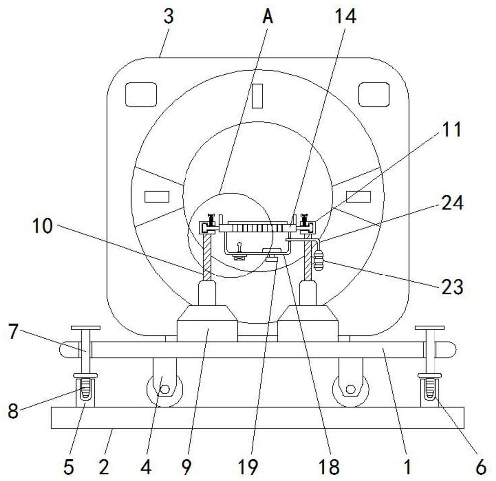 Clinical angiography device for cardiovascular medicine department