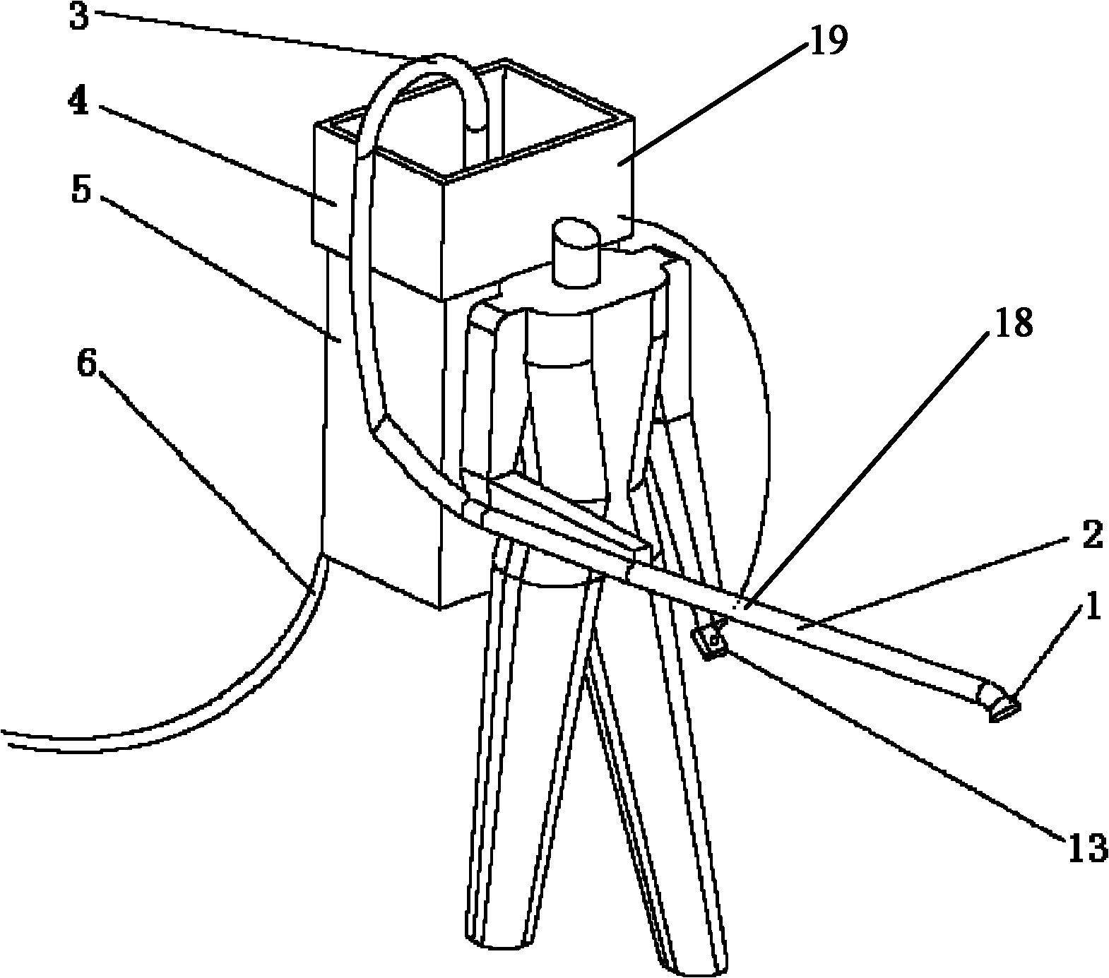 Pulse type vacuum generating device and cotton harvesting device and system