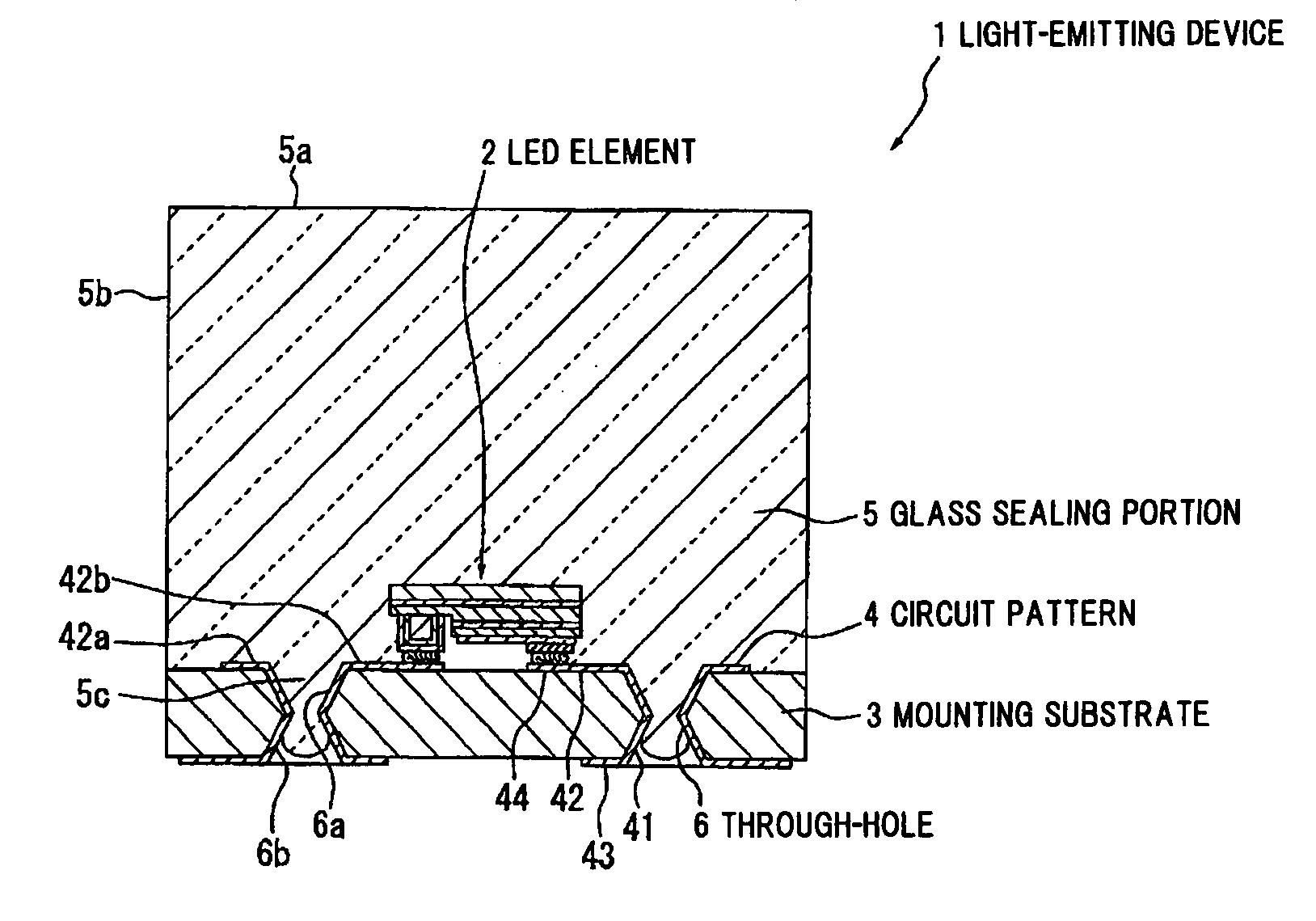 Light-emitting device, method of manufacturing the same, method of mounting the same and lighting device