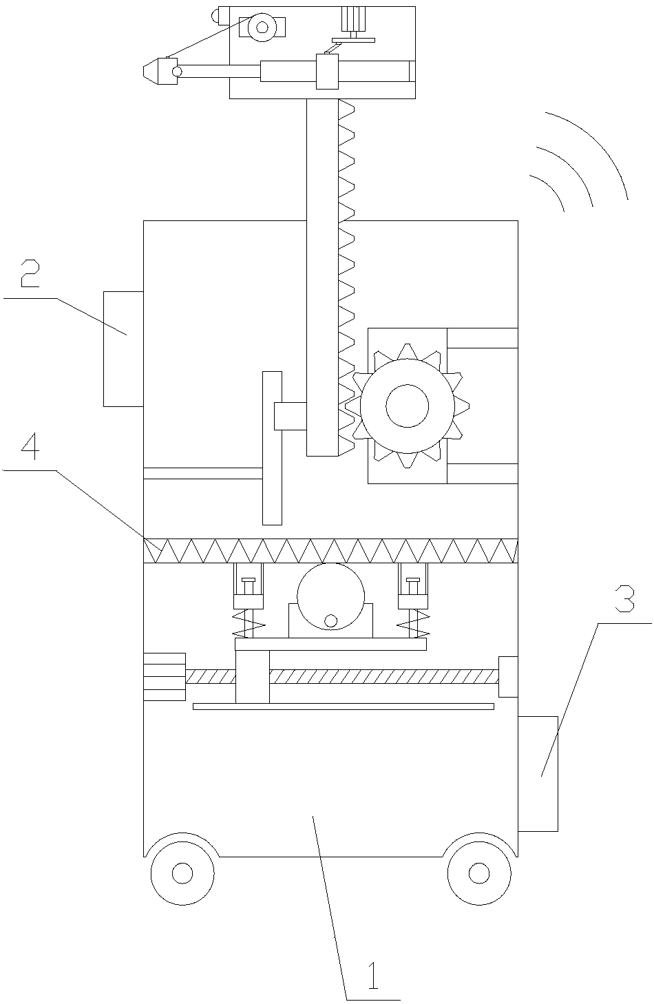 Intelligent device for warehouse air purification on basis of internet of things