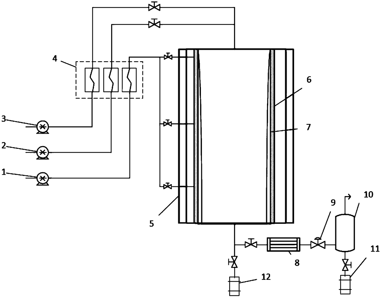 Method for optimally regulating thickness of water film of supercritical water oxidation and evaporation wall type reactor