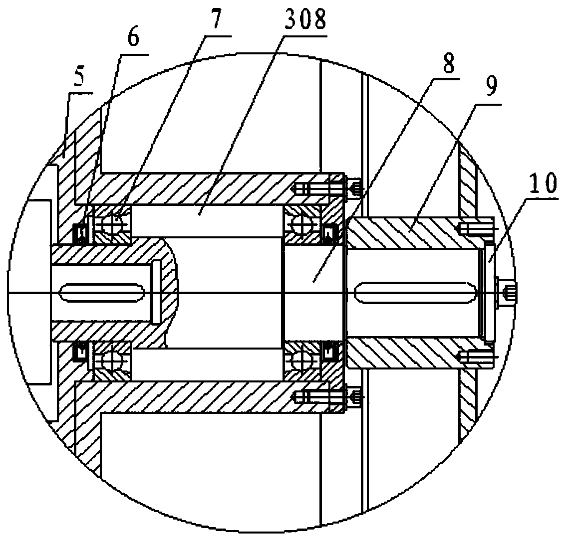 Hydraulically powered mine axial flow ventilation fan