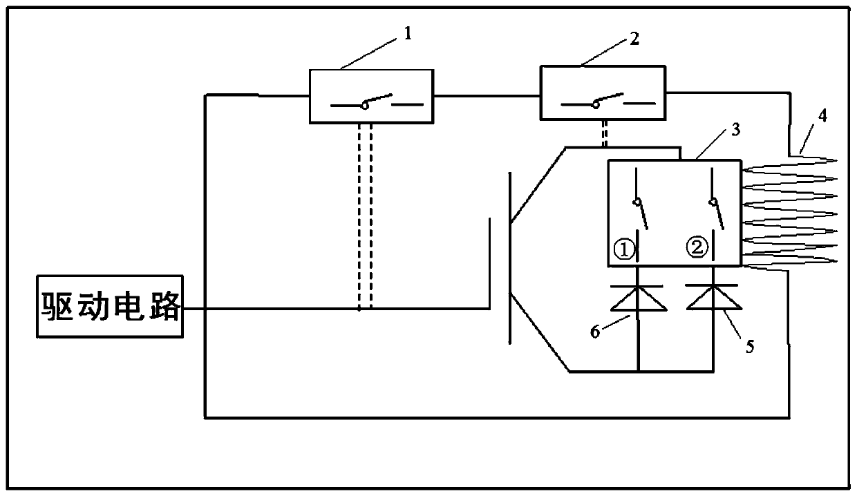 IGBT module protection device, IGBT module and frequency converter