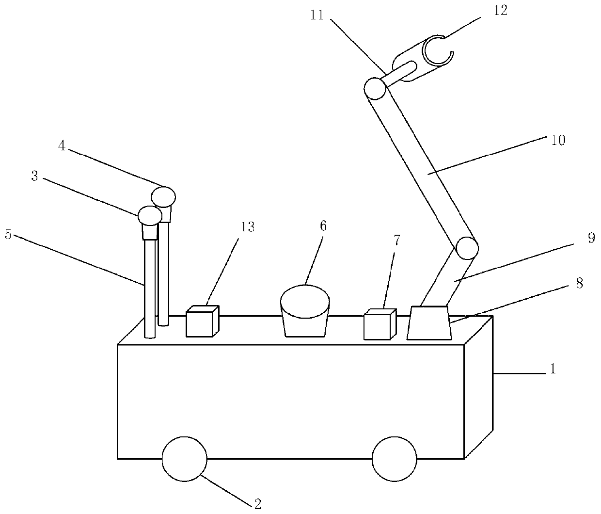 Intelligent device for routing inspection of tunnel cable faults and automatic repair of insulation faults