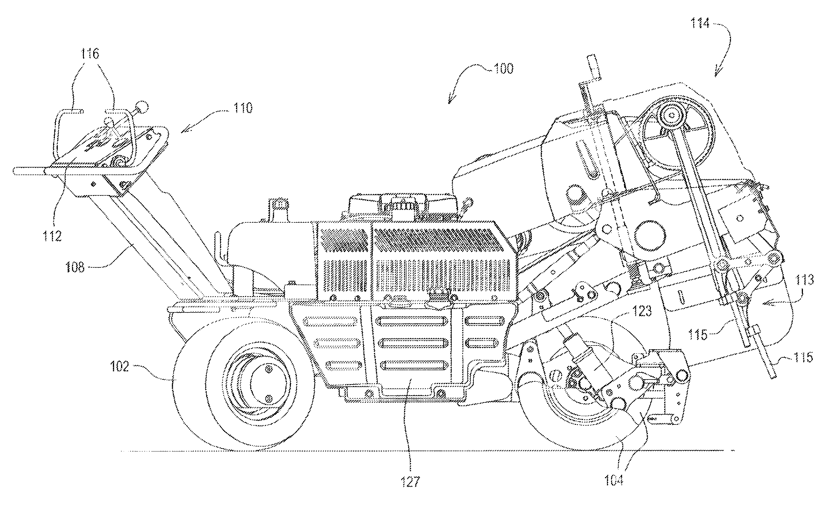 Aerator with low fuel level control