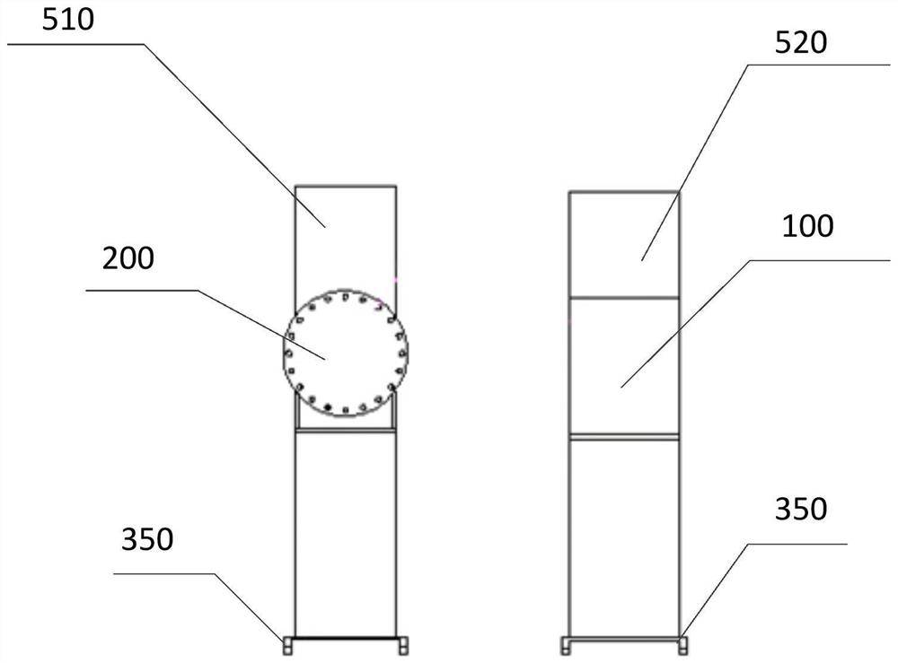 Three-dimensional image detection system applied to operating room and imaging method using same