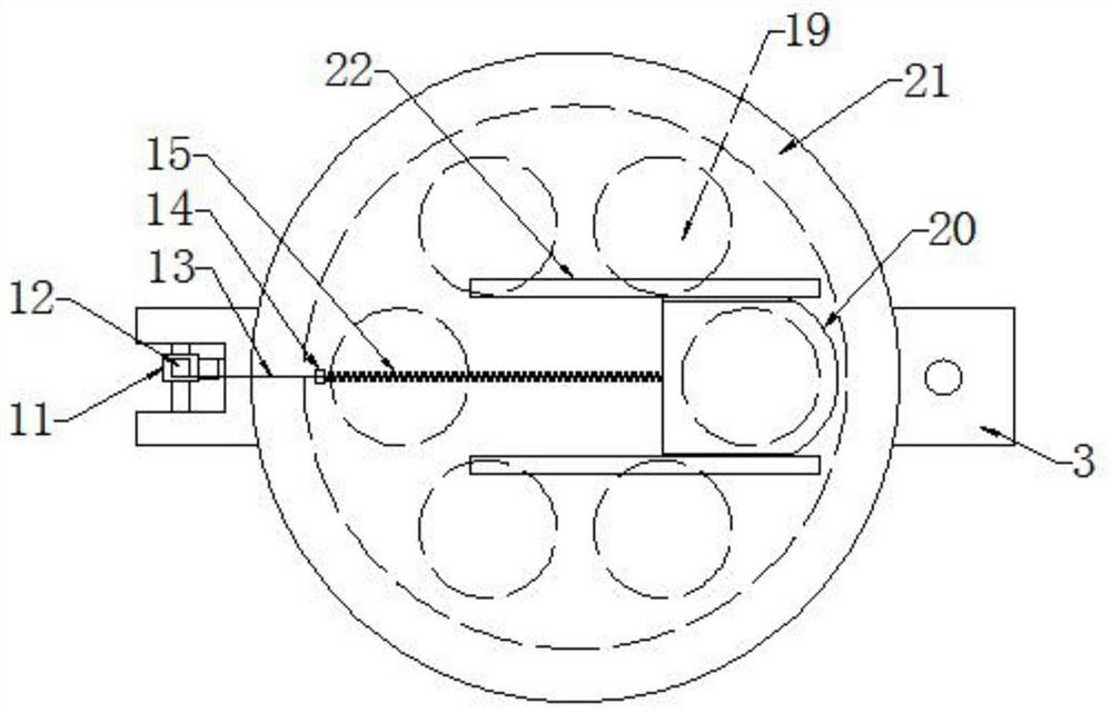 Quarantine plant disease specimen collection device and use method thereof