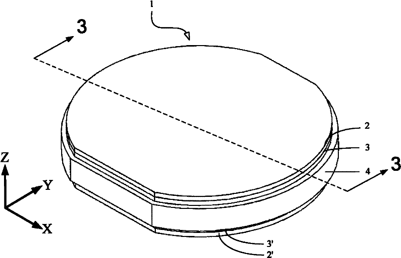 Micro machine differential capacitance accelerometer with symmetrical structure