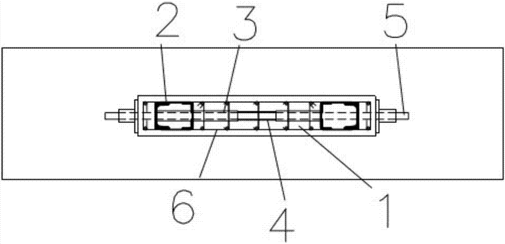 Built-in horizontal brace reinforced concrete shear wall