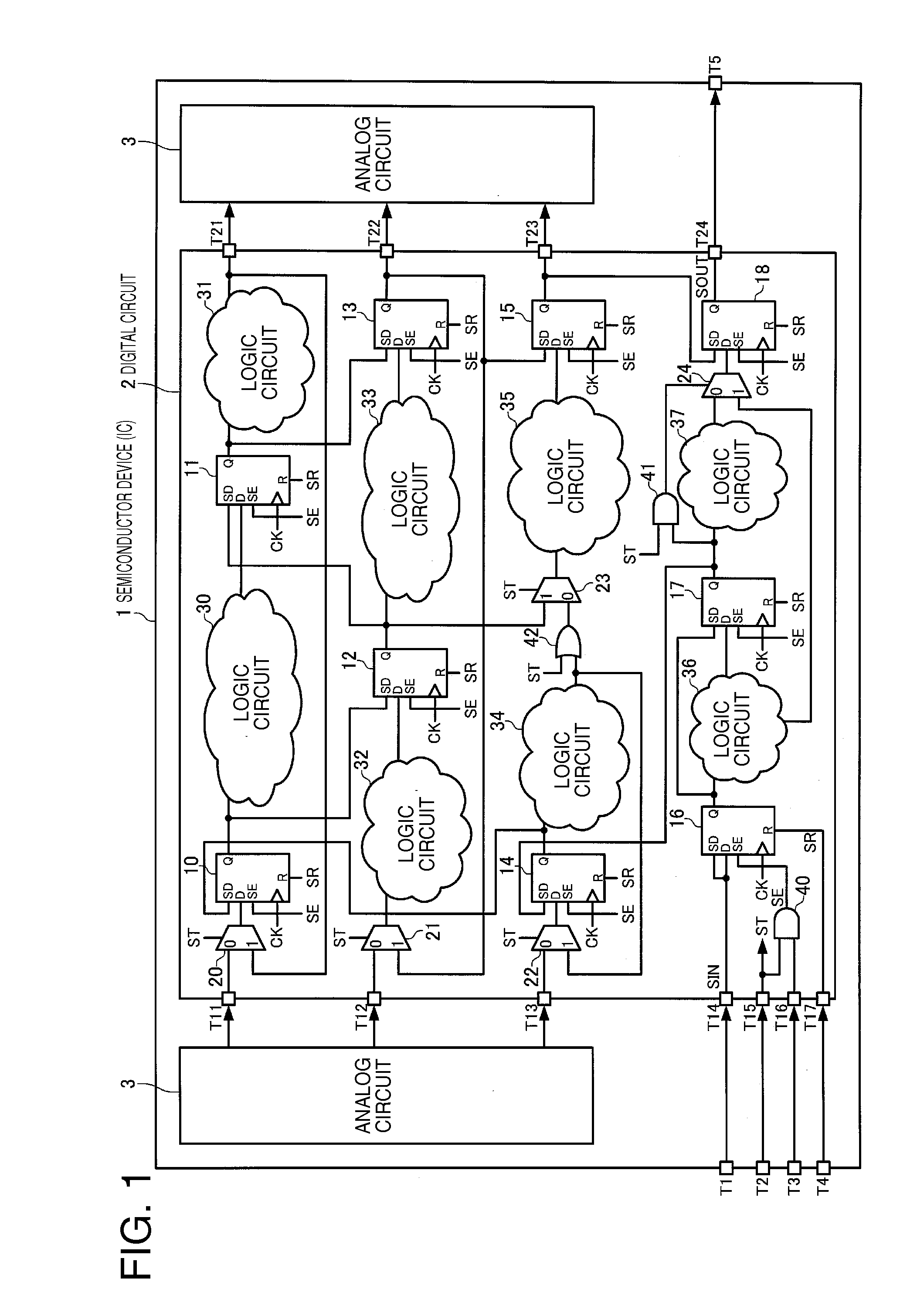 Semiconductor device, physical quantity sensor, electronic apparatus, and moving object