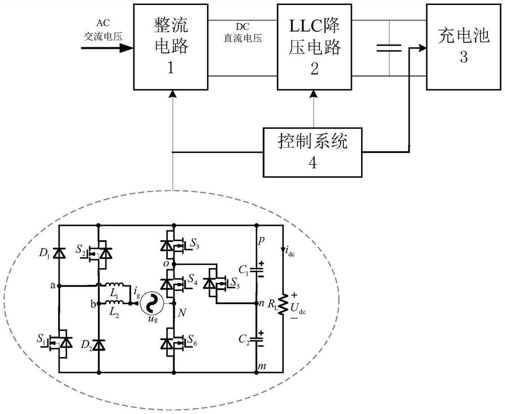 Three-level circuit for charging handheld electric crank